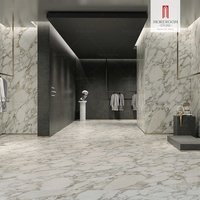 Pierre frittée artificielle Calacatta Gold 1600x3200x12mm Finition polie Dalle en porcelaine pour mur et sol
