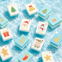 Tuiles de Mahjong Flottantes Personnalisées en EVA – Jeu de Mahjong Américain Chic pour Vacances et Loisirs