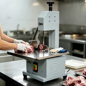Scie à viande industrielle haute vitesse conçue pour un fonctionnement continu sur la viande <span class=keywords><strong>de</strong></span> bœuf, <span class=keywords><strong>de</strong></span> chèvre, <span class=keywords><strong>de</strong></span> volaille et <span class=keywords><strong>de</strong></span> gibier congelée - Product Image 1
