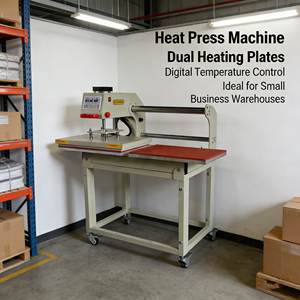 Nouvelle vente chaude, presse à chaud pneumatique semi-automatique en <span class=keywords><strong>vinyle</strong></span> personnalisée |   <span class=keywords><strong>Prix</strong></span> compétitif direct d'usine pour les vêtements - Product Image 1