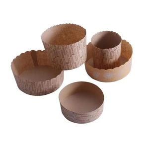 Kraft <b>Paper</b> Cupcake Liner 6 Inch Disposable Baking Mold For Muffin Cake Packaging - Product Image 3
