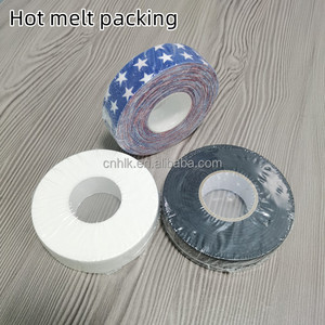 Cinta de agarre para palo de hockey sobre hielo HLK H1 de 25 mm x 25 m, al por mayor, con logotipo personalizado, blanca, negra, de tela mate, transparente, la más popular - Product Image 2