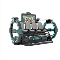 Simulateur de course automobile VR, rotation à 360 degrés, simulateur de vol en réalité virtuelle, fonctionnement facile, équipement MR, expérience de vol