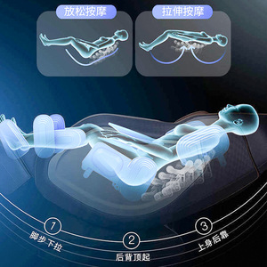 Home Electric Massage Chair Full Body 4D Robotic Hand SL Guide Rail Smart Voice Control <b>Plug</b> In - Product Image 1