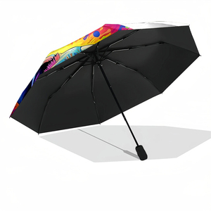 Parapluie pliable personnalisé avec nom de chien coloré, cadeau photo personnalisé pour animal de compagnie, sans MOQ, impression UV personnalisée, Paraguas Personalizado - Product Image 5