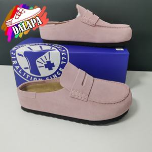 <span class=keywords><strong>Mules</strong></span> et sabots en daim style Berk pour femmes et hommes, avec soutien de la voûte plantaire, chaussures décontractées pour le quotidien - Product Image 4