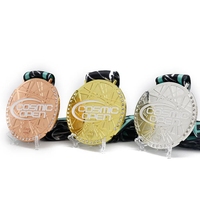 Médaille de sport personnalisée en émail 3D avec logo, trophée, récompense en métal doré, judo, football, course à pied, triathlon, marathon, course à pied, karaté
