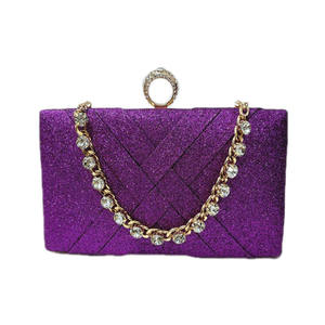 2026 Luxury Fashion Woven Diamond Chain Handle Evening Bag Women's Party <b>Wedding</b> <b>Clutch</b> Handbag Elegant Dress Cross Body Bag - Product Image 2