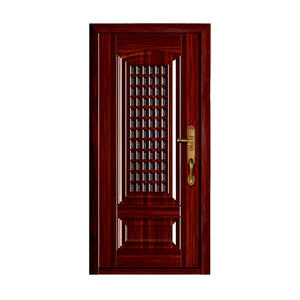 Phipulo ประตูทางเข้าด้านหน้าหนึ่งและ<span class=keywords><strong>ครึ่ง</strong></span>ประตูสำหรับบ้านประตูโลหะที่ปลอดภัยภายนอกของ phipulo - Product Image 2