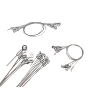 Câbles en acier tréfilé sur mesure (norme AISI) pour la sécurité et la protection contre les chutes, assemblages de terminaux directement de l'usine