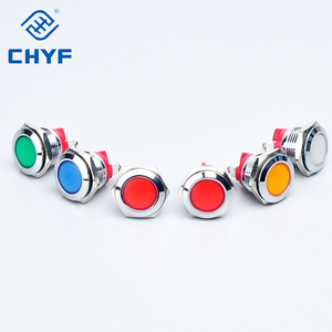 10Mm 24V 110V 220V Màu Đỏ Màu Xanh Màu Xanh Lá Cây LED Kim Loại Tín Hiệu Ánh Sáng Ip65 Ik08 Pilot Đèn Tự Động Công Nghiệp Chỉ Số LED Chiếu Sáng Đèn - Product Image 3