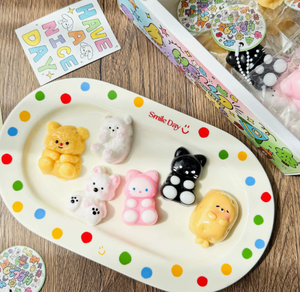 LuckyKoo Factory New Style Mini Taba Mochi Toys Kawaii Food Party Gift Bags Unisex Birthday Gifts Popular <b>Squishies</b> Stress Toys - Product Image 3