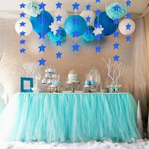 OEM Multicolor <b>Glitter</b> Star Paper Garland Party Decorations for Birthday, Christmas, New Year Events - Product Image 3