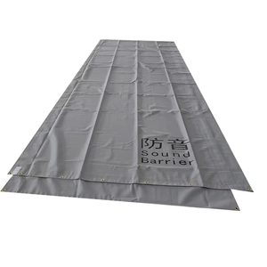 Bâche en <span class=keywords><strong>toile</strong></span> de polyester PVC Dawei ignifuge tissée insonorisante contrôle du bruit sécurité de la construction barrière imperméable - Product Image 2