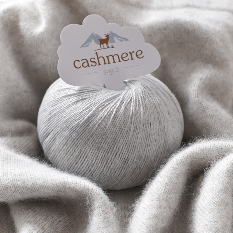 High End 100 Percent Pure Cashmere Woolen Yarn 26 4 Strands Hand Knitting Wool Soft Fine Spun Anti Static Fancy Dyed 50g Ball