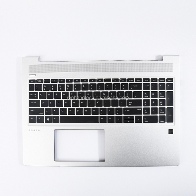 Hot Sale For HP ProBook 450 G6 450 G7 Laptop Palmrest and Top Cover Keyboard L45090-001 Silver Computer Parts