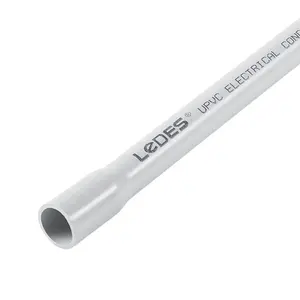Tubería Rígida de <span class=keywords><strong>PVC</strong></span> Resistente a los Rayos UV para Cableado Eléctrico, Conducto Eléctrico de 32 <span class=keywords><strong>mm</strong></span> y 50 <span class=keywords><strong>mm</strong></span>, Tubos de Plástico Resistentes para Instalaciones Eléctricas - Product Image 3