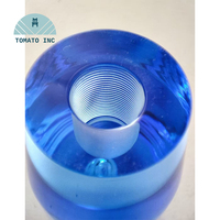 TOMATO Usinage CNC personnalisé de brides en acrylique, fabrication PMMA, usinage de précision des filetages, pièces tubulaires en acrylique pour aquariums et piscines