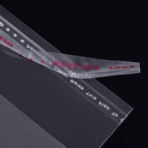 Warenpräsentationsständer Premium OPP-Beutel für Verpackung Kundenspezifischer Druck Klare OPP-Plastiktüten mit Verschluss und Loch Selbstklebend - Product Image 3