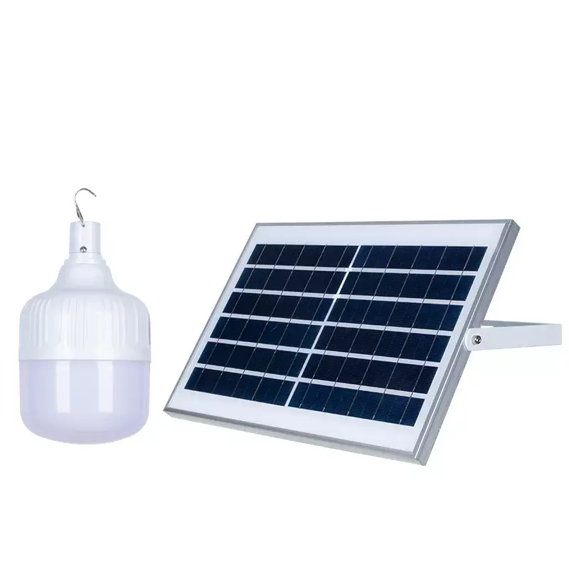 Solar Bulb Led Camping Lights Rechargeable With Remote Control 50W 60W 100W 120W 200W 300W Led Emergency Bulb