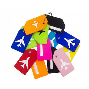 ป้ายห้อยกระเป๋าเดินทางทำจากยางพีวีซีแบบนิ่มป้ายแท็กชื่อเครื่องบินทำจากซิลิโคนแบบ3D โลโก้ได้ตามต้องการ - Product Image 4