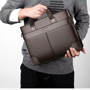 <span class=keywords><strong>Sac</strong></span> pour <span class=keywords><strong>ordinateur</strong></span> portable étanche en cuir PU 14 pouces <span class=keywords><strong>sac</strong></span> d'ordinateurs de messager à épaule unique pour bureau voyage d'affaires hommes - Product Image 1