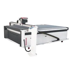 Automatic clothing t shirt fabric vibration knife cutting machine