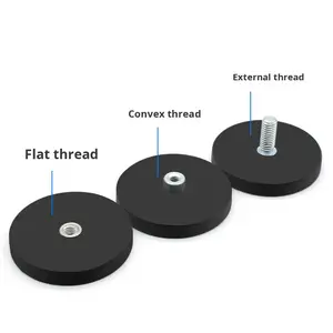 <span class=keywords><strong>Base</strong></span> de luz LED magnética de goma TPR para coche <span class=keywords><strong>con</strong></span> imán de neodimio rosca interna revestimiento de orificio de ventosa de goma permanente - Product Image 4
