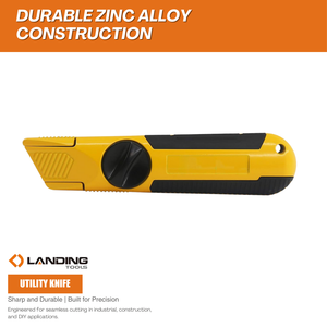 Cuchillo Multiusos de Hoja Fija de Alta Resistencia, Cuerpo de Aleación de Zinc para Cortar Paneles de Espuma, Paneles de Yeso y Construcción - Product Image 2