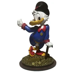 Polyresin Donald Duck Figurine Toy TV Donald Duck Figure Statue