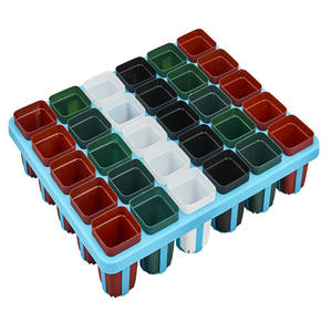 Bandejas para plantas suculentas de 30 celdas, bandeja para germinación de semillas, soporte para <span class=keywords><strong>maceta</strong></span> - Product Image 2