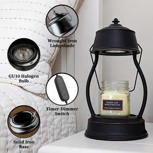 Good Selling Home Decor <strong>Candle</strong> Warmer Lamp Retro Barn <strong>Lantern</strong> <strong>Candle</strong> Warmer Lamp with Timer - Product Image 1