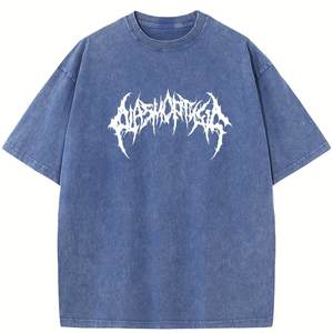 T-shirt surdimensionné respirant 100% coton unisexe 2025 été imprimé graphique Sublimation coupe ample - Product Image 6