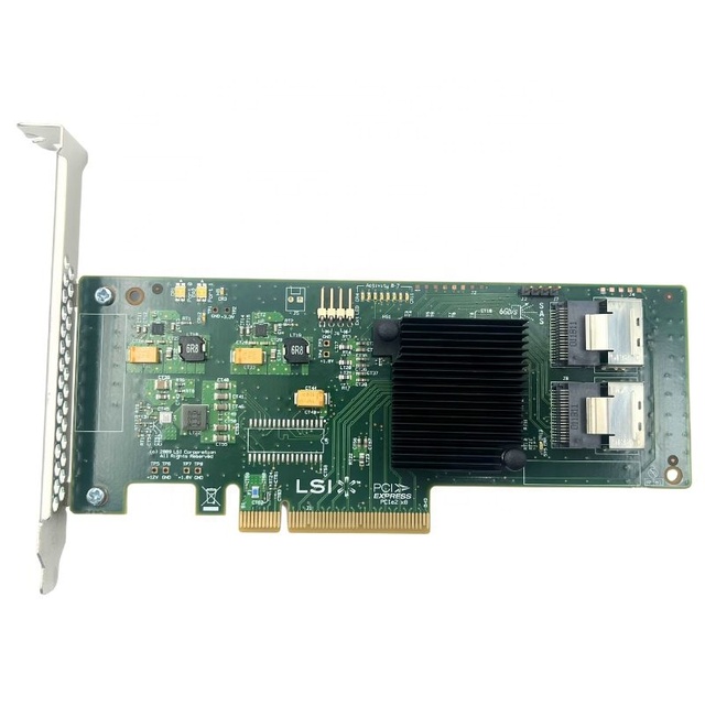 Controller Card PCIe 2.0 X8 Interface SAS2008 Chip 6Gb/s 8 Internal Ports Computer Parts RAID Card 9210-8i