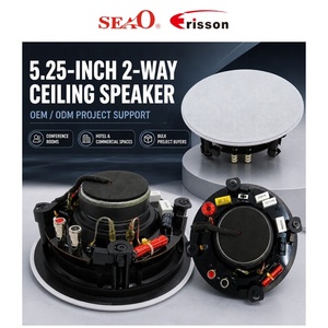 <span class=keywords><strong>ลำโพง</strong></span><span class=keywords><strong>ติด</strong></span>เพดานไร้สายพลาสติก 2 ทาง ขนาด 5.25 นิ้ว กันน้ำ IPX-6/IPX-4 สำหรับโฮมเธียเตอร์ <span class=keywords><strong>ห้อง</strong></span><span class=keywords><strong>ประชุม</strong></span> ล็อบบี้โรงแรม โรงเรียน - Product Image 1