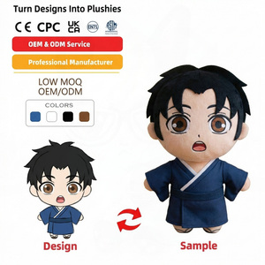 Jouets en peluche personnalisés, poupée en peluche fabriquée sur mesure, personnage en kimono, décoration <span class=keywords><strong>de</strong></span> restaurant japonais, Tokyo Revenger, fabricant <span class=keywords><strong>de</strong></span> peluches personnalisées - Product Image 1