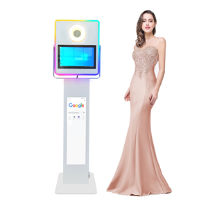 Cabine <span class=keywords><strong>photo</strong></span> légère à écran tactile de 15.6 "Cabine <span class=keywords><strong>photo</strong></span> selfie DSLR avec support LCD pour les fêtes - Product Image 5
