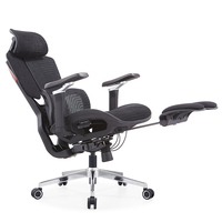 Chaise de jeu en tissu maillé en acier de dernière génération avec accoudoirs pivotants à 360 degrés et réglables en hauteur, chaise de bureau pivotante