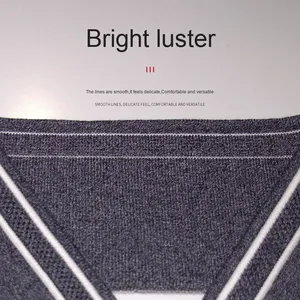 Tela de Punto Jacquard a Rayas al por Mayor, 95% Algodón, 5% Elastano, Tejido Plano, Cuello Acanalado, Tops Anti-Pilling, Ropa Deportiva Ecológica - Product Image 5