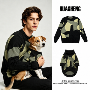 Maglioni per Animali Domestici dal Design Unico Personalizzabili con Etichetta Privata e Grafica ad Alto Contrasto per Cani e Persone - Product Image 1