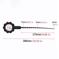 Produit phare : Plongeur de masturbation vibrant pour stimulation de l'œil de cheval et du mur urétral, Machine sexuelle pour hommes, Dilatateur urétral en silicone, Jouets sexuels