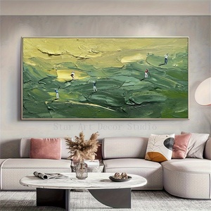 2025 Venta caliente marca Diytree sin marco abstracto CAMPO DE Golf pintura decorativa decoración moderna <span class=keywords><strong>para</strong></span> oficina - Product Image 4