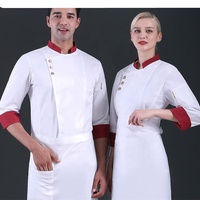 Uniforme de Chef unisexe, uniforme de cuisine de Restaurant, respirant avec Double boutonnage, modèles, veste de Chef de travail, vente en gros, nouvelle collection