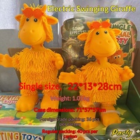 Nouveau jouet girafe dansante BY, cheveux extensibles fantastiques, jouet girafe disco qui bouge toute la silhouette