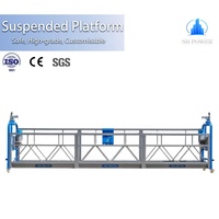 Plataforma Suspendida ZLP500 ZLP630 ZLP800 ZLP1000, Andamio Colgante de Aleación Galvanizada en Caliente Pintada