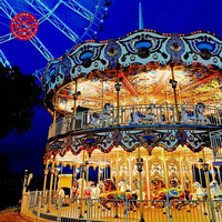 Carnaval Amusement Carrousel Cheval Fairground Merry Go Round Cheval Carrousel à vendre