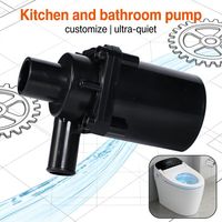 Pompe Toilette Intelligente 12V/24V DC sans Brosses - Silencieuse, Basse Pression, OEM/ODM Personnalisable