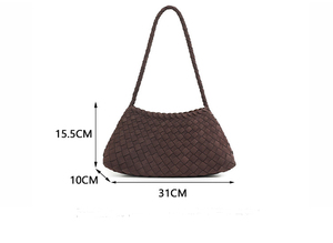Factory Handmade Durable National Vintage Suede Leather Hobo Tote Shoulder Bag Light Weight - Product Image 5