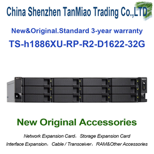 เซิร์ฟเวอร์จัดเก็บข้อมูล NAS ขนาด 2U รุ่น TS H1886XU RP R2 D1622 32G พร้อม SSD มือสองแต่ยังใช้งานได้ มีพอร์ต USB รองรับการติดตั้งแบบ Rackmount 2U มีสินค้าในสต็อก - Product Image 2