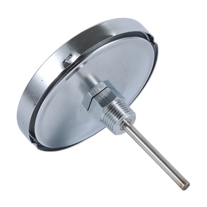 Termômetro bimetal de aço inoxidável, 100mm, medição de pressão para vapor - Product Image 2
